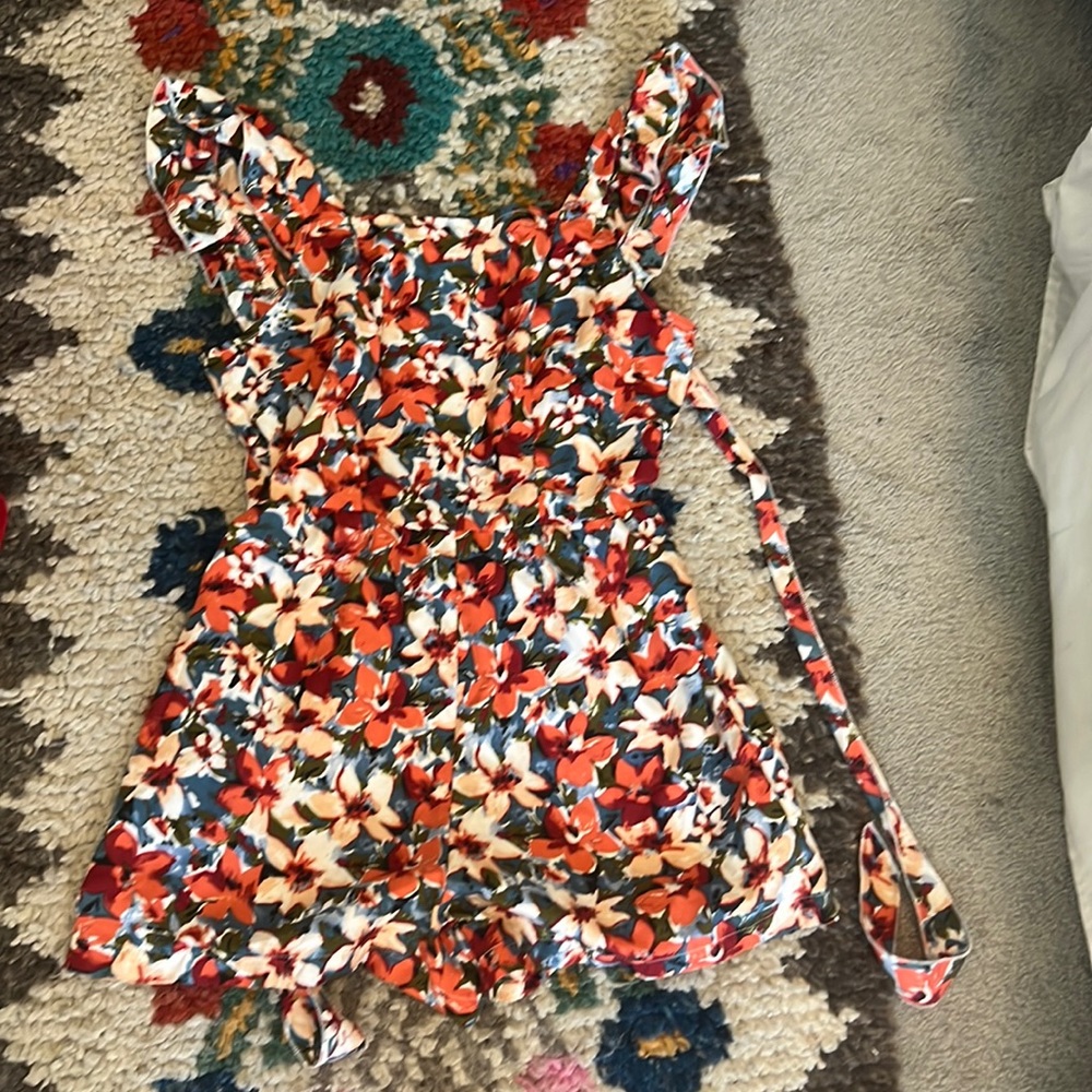 Multicolored romper from shein